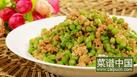 肉末嫩豇豆