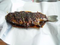 酱烤鲈鱼的做法步骤8