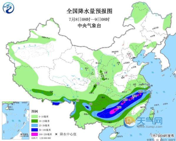 华北黄淮强对流气温下降13℃ 江西福建等南方地区有强降雨