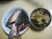豆花酸菜鱼头汤的做法步骤9