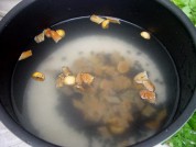 无花果沙虫干粥的做法步骤6