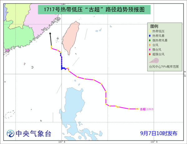 “古超”将逐渐减弱消失