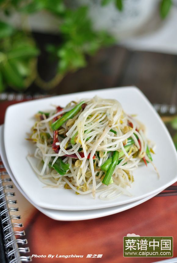 清炒绿豆芽