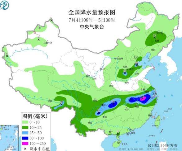 南方一带雨势明显减弱但闷热 东北华北气温都在30℃以下
