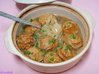 油面筋塞肉烩白菜的做法步骤11
