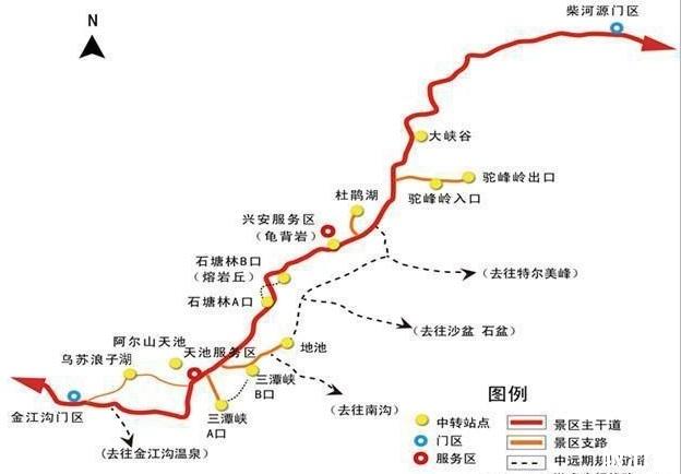 阿尔山国家森林公园可以开车进去吗 附景区交通图