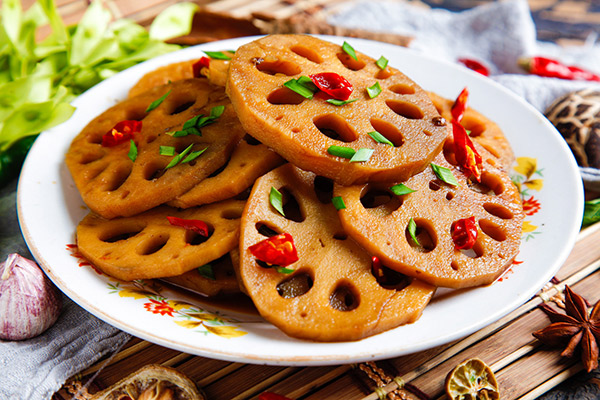 香辣藕片的做法 香辣藕片怎么做