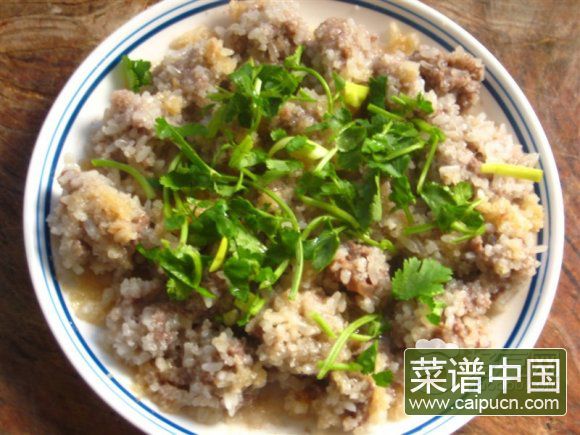 粉蒸牛肉丸