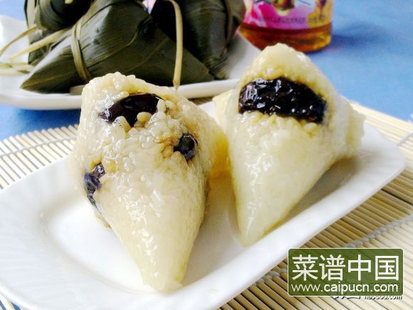 红枣蜜豆粽子