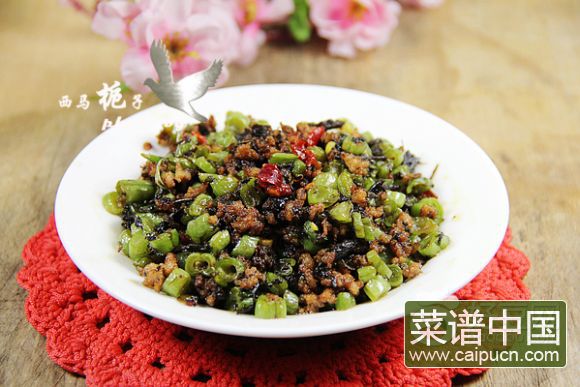 橄榄菜炒四季豆
