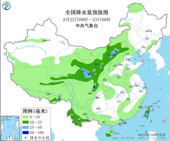 未来三天广西云南等地将持续有降雨 江淮一带有暴雨