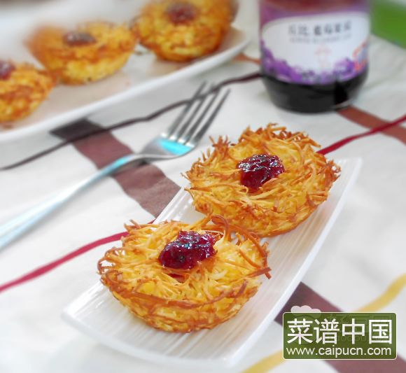 蓝莓椰丝酥