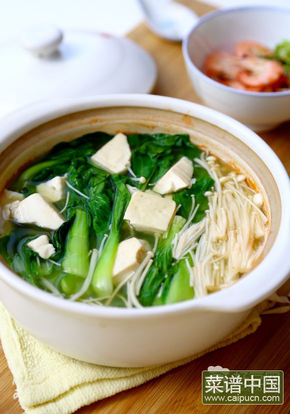 青菜豆腐汤