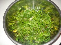荠菜白菜鸡蛋馅饼的做法步骤2