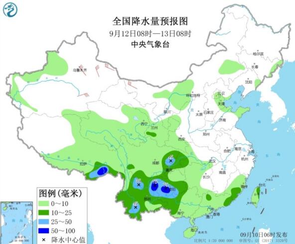 南方雨势增强以暴雨为主 另外东北多地气温跌至20℃