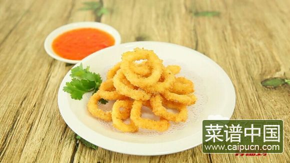 香炸鱿鱼圈