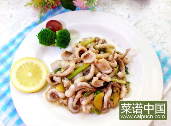 姜葱墨鱼仔