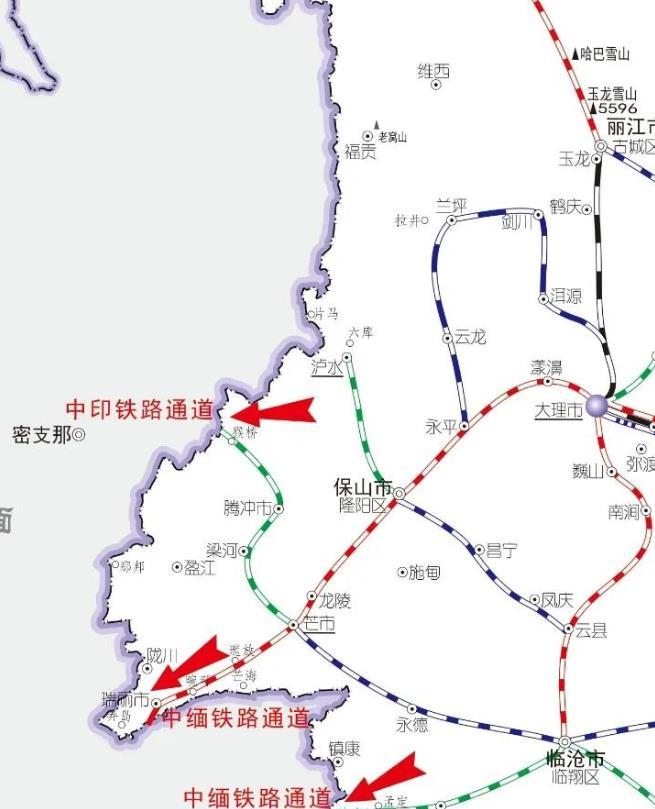 大瑞铁路线路图及最新进展2021