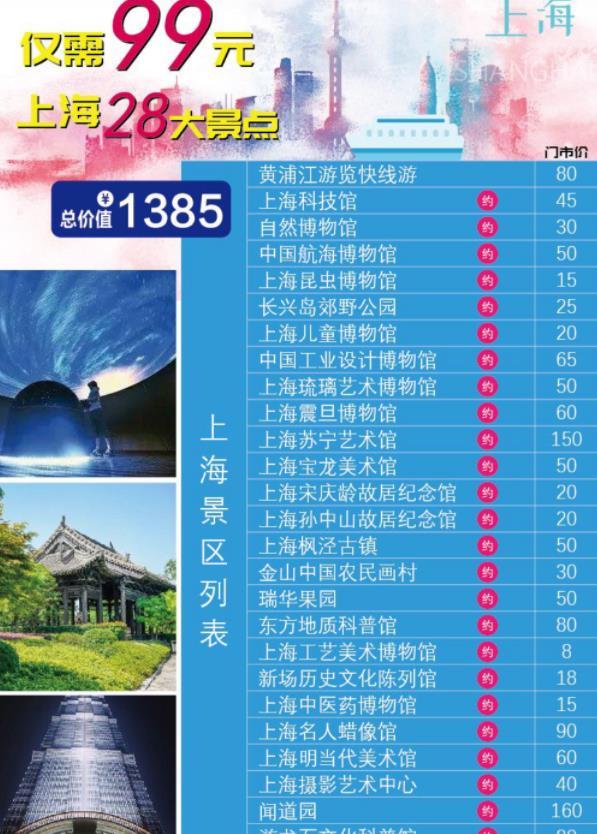 2021上海都市旅游卡多少钱一张 最新消息