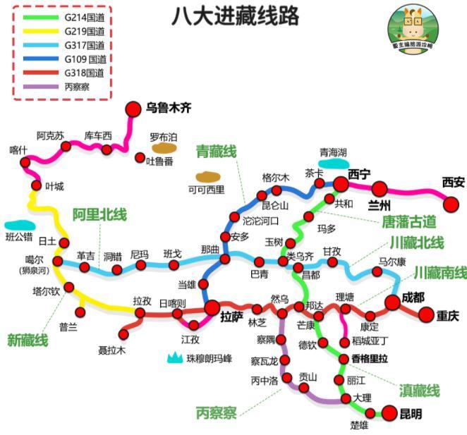 川进青出自驾游费用多少 川进青出进藏路线攻略