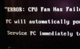 电脑重启后出现“ERROR：cpu fan has failed”的解决办法