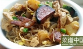 腊肉炖粉条的做法