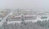 黑龙江漫天飞雪气温0℃以下 多地发布暴雪红色预警