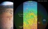 欧洲航天局获得由火星快车号探测器拍摄的火星“马赛克”图像