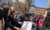 中国气象局气象日科普活动 参观者络绎不绝