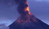 今年俄堪察加火山喷发32起 火山灰最高达5000米