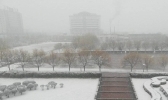 河北张家口：塞外山城迎春雪 分外妖娆别样春