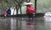 河北石家庄再迎降雨 市民周末出行受阻