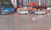 受强对流天气影响 深圳多路段积水严重