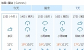 戛纳电影节开幕式将迎小雨 众明星或雨中走红毯