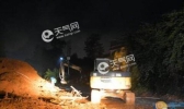 广西三江暴雨引发山体滑坡 相关路段仍在抢修中