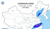 2019最新暴雨黄色预警发布 9省暴雨湖北安徽雨最大