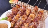 草原烤羊肉串