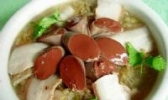 白肉酸菜血肠