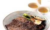 朝鲜族烤牛肉、打糕
