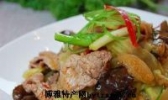 滑炒鲜蘑肉片