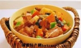 五花肉炖茄子土豆