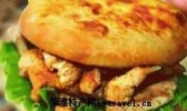 烧饼夹里脊
