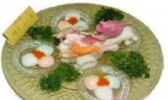 蟹黄三色鱼圆