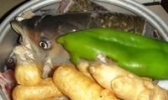 豆参煮鲇鱼