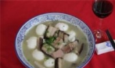 山背腊肉炖蛋