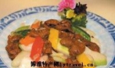 烧汁三色瓜条炒牛柳