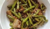 肉片焖豆角