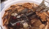 煎扒鲭鱼头尾