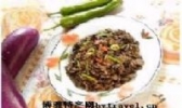 坛制曝茄子皮炒腊肉