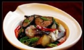 猪血饼炒腊肉